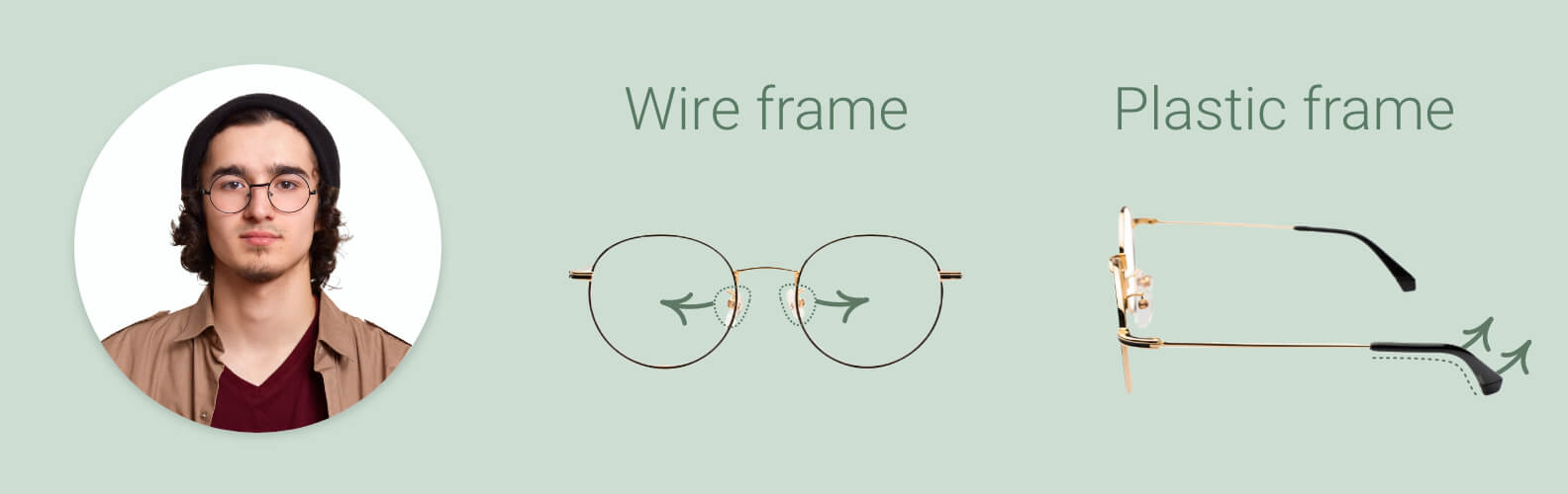 Kaip praplatinti akinių rėmelius ir nosies pagalvėlę