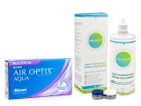Air Optix Aqua Multifocal (6 lęšiai) + Solunate Multi-Purpose 400 ml su lęšių dėklu 16209