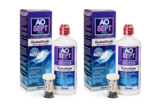 AOSEPT PLUS su Hydraglyde 2 x 360 ml su lęšių dėklais
