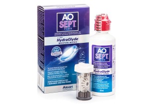 AOSEPT PLUS su Hydraglyde 90 ml su lęšių dėklu