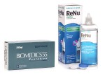 Biomedics 55 Evolution CooperVision (6 lęšiai) + ReNu MultiPlus 360 ml su lęšių dėklu 1590