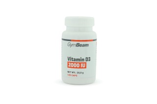 GymBeam Vitaminai D3 2000 IU (120 kep)
