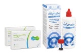 Lenjoy Monthly Comfort (6 lęšiai) + Oxynate Peroxide 380 ml su lęšių dėklu 27810
