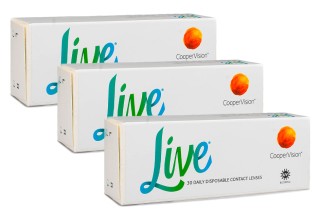 Live daily disposable (90 lęšių)