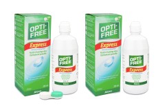 OPTI-FREE Express 2 x 355 ml su lęšių dėklais