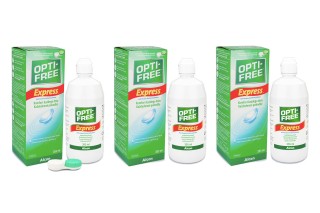 OPTI-FREE Express 3 x 355 ml su lęšių dėklais