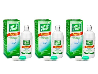 OPTI-FREE Express 3 x 355 ml su lęšių dėklais
