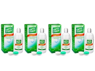 OPTI-FREE Express 4 x 355 ml su lęšių dėklais