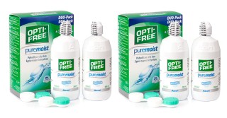 OPTI-FREE PureMoist 4 x 300 ml su lęšių dėklais
