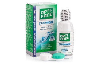 OPTI-FREE PureMoist 90 ml su lęšių dėklu