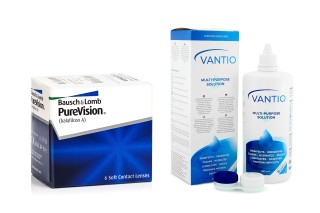 PureVision (6 lęšiai) + Vantio Multi-Purpose 360 ml su lęšių dėklu
