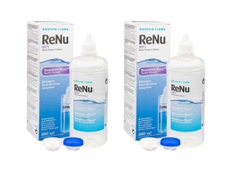 ReNu MPS Sensitive Eyes 2 x 360 ml su lęšių dėklais